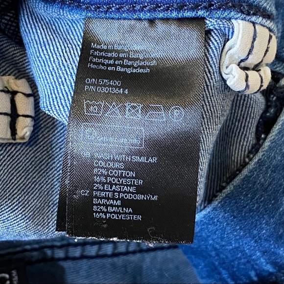 H&M Blue Denim Jeans Shorts - Picture 7 of 8